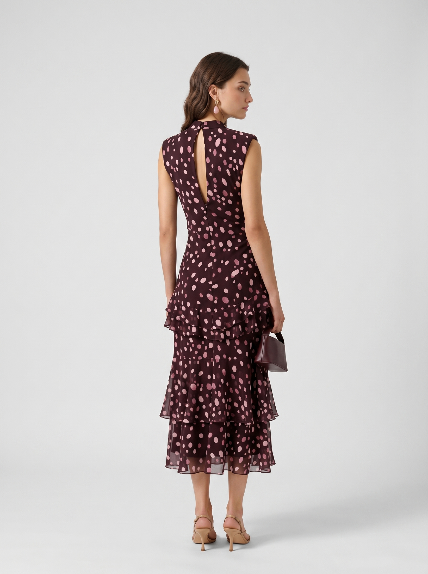 LadyPipa Irisa Polka Dot Midi Dress — thumbnail 3