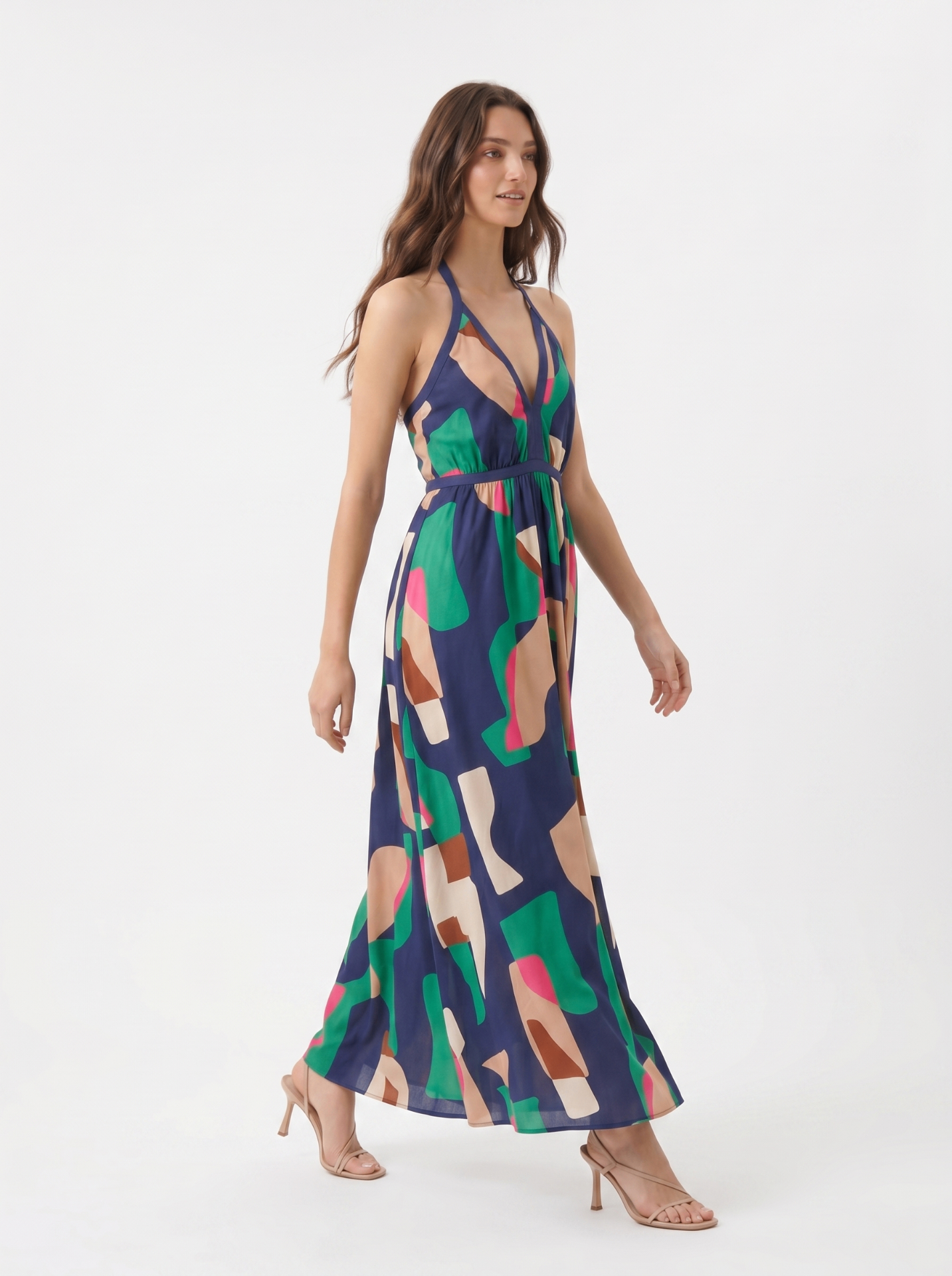 ba&sh Goomy Geometric Print Maxi Dress — thumbnail 2