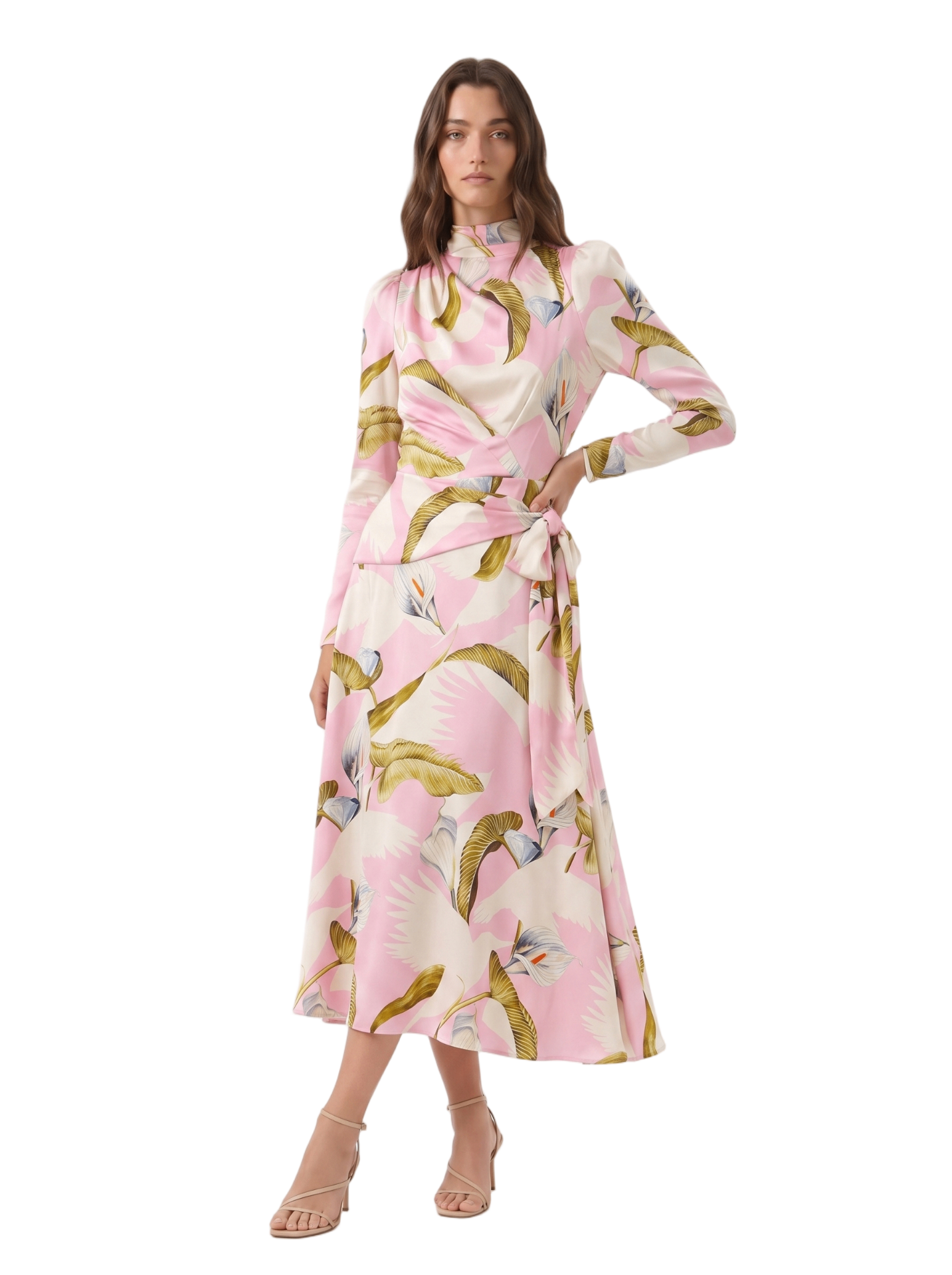 Temperley London Theodora Silk Midi Dress