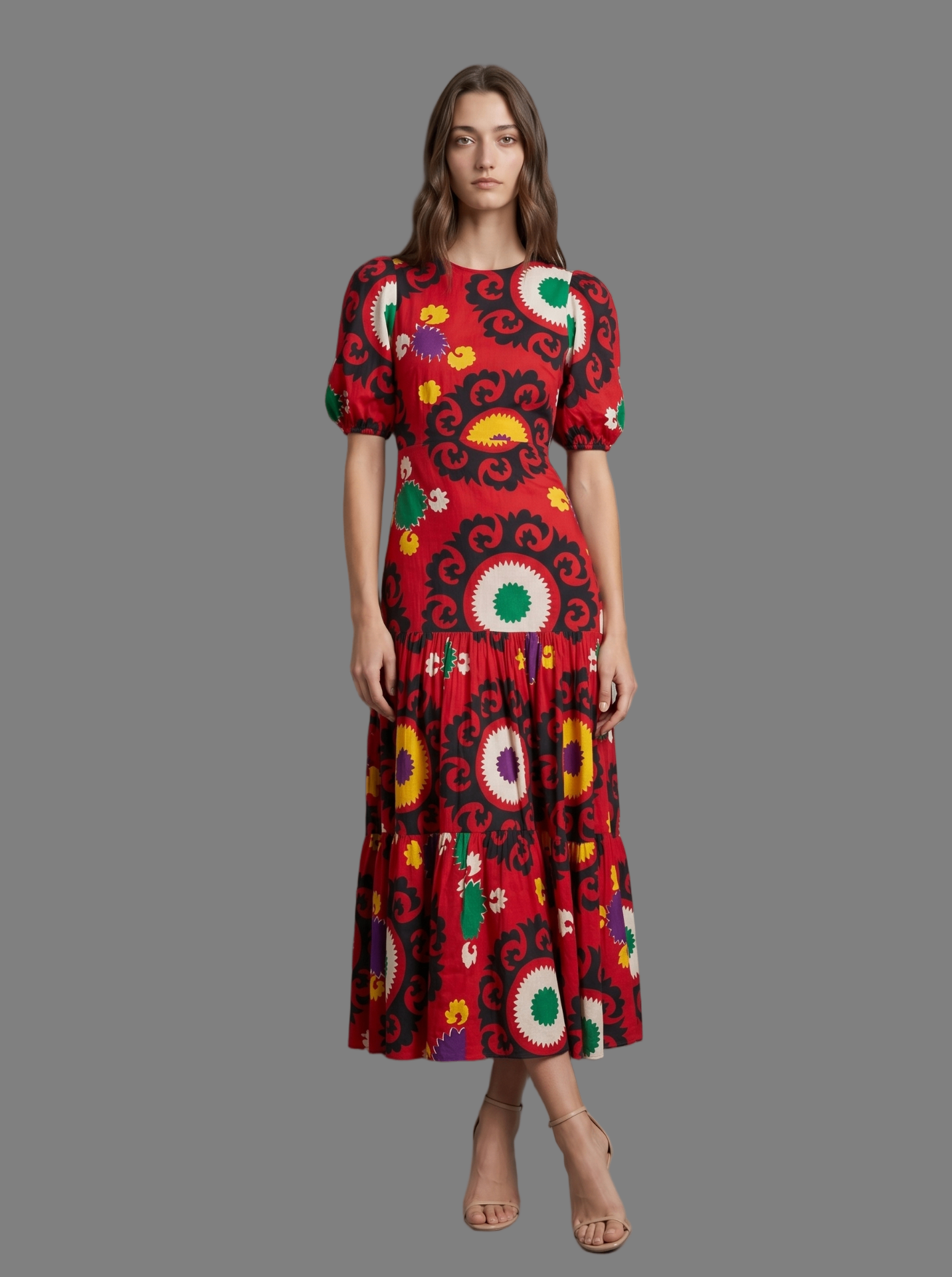 Philippa 1970 Mandalay Red Dress