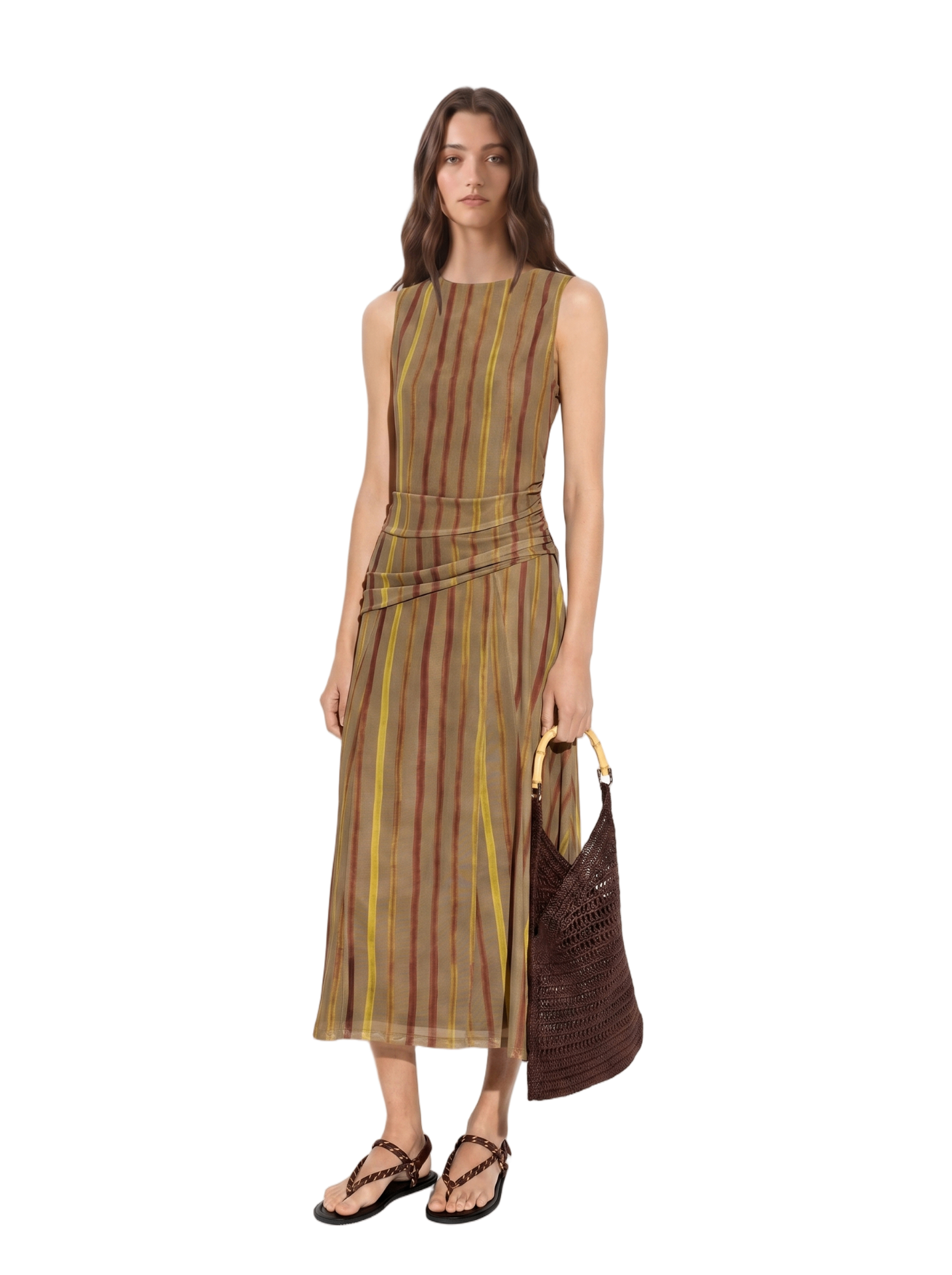 Parfois Striped Printed Dress