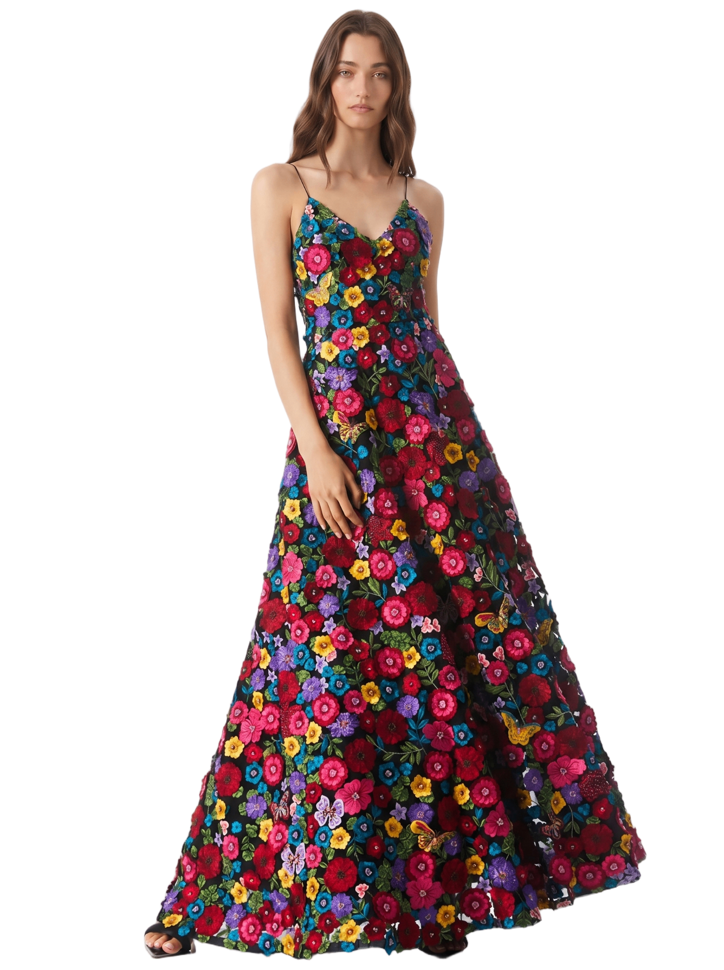Alice + Olivia Domenica Embellished Ball Gown