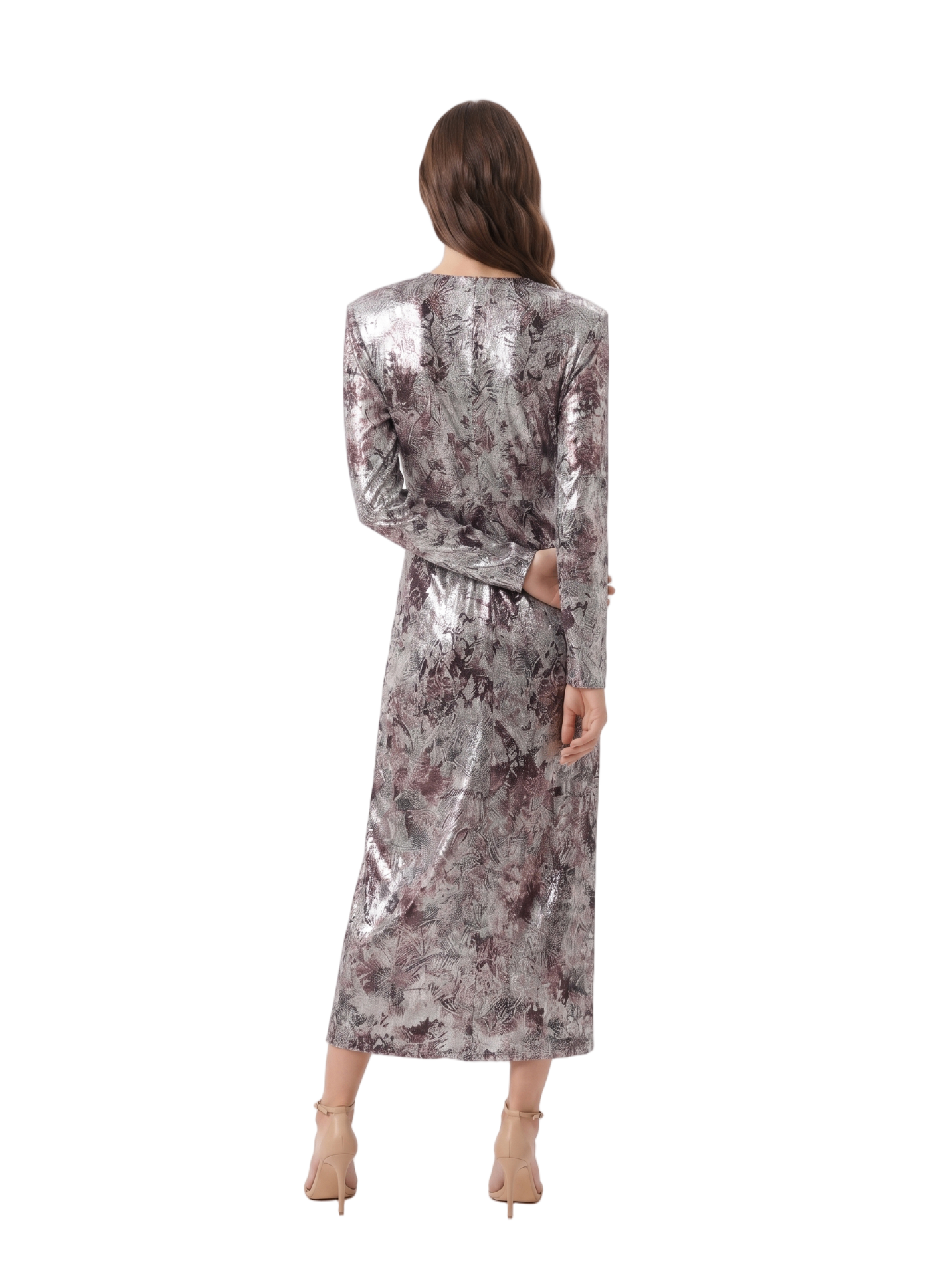 Iro Rouniea Printed Fil Coupé Midi Dress — thumbnail 2