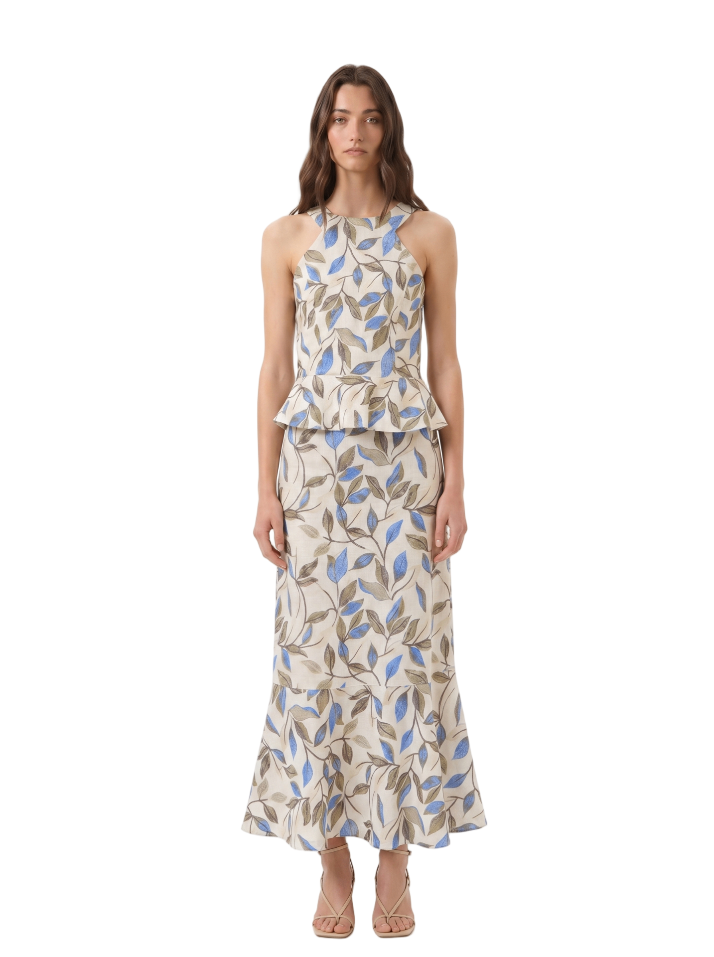 Matelier Cream Botanical Print Co-ord — Total Look