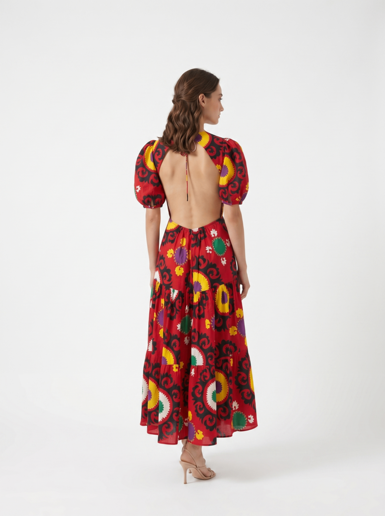 Philippa 1970 Mandalay Red Dress — thumbnail 4