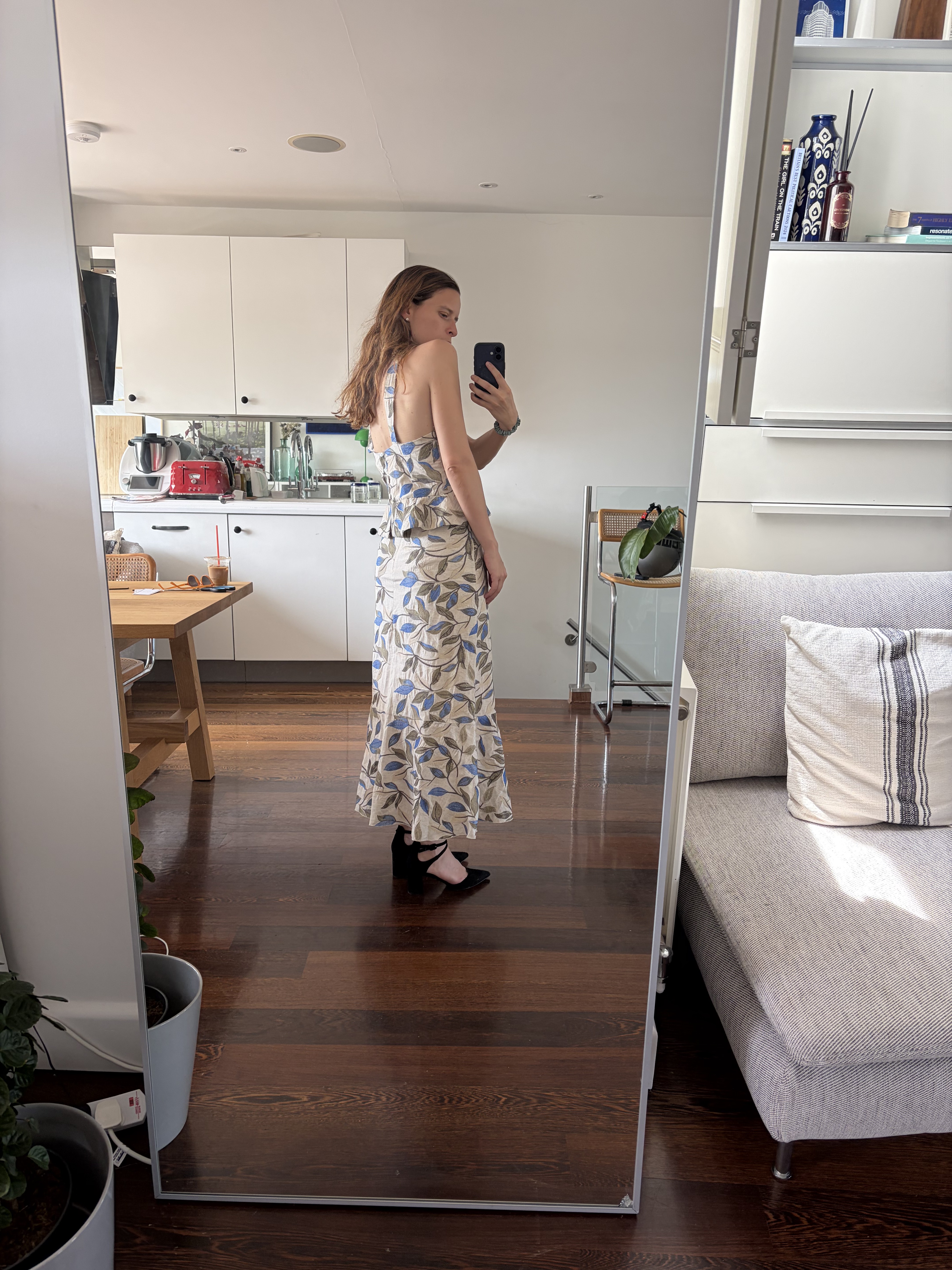 Matelier Cream Botanical Print Co-ord — Total Look — thumbnail 3
