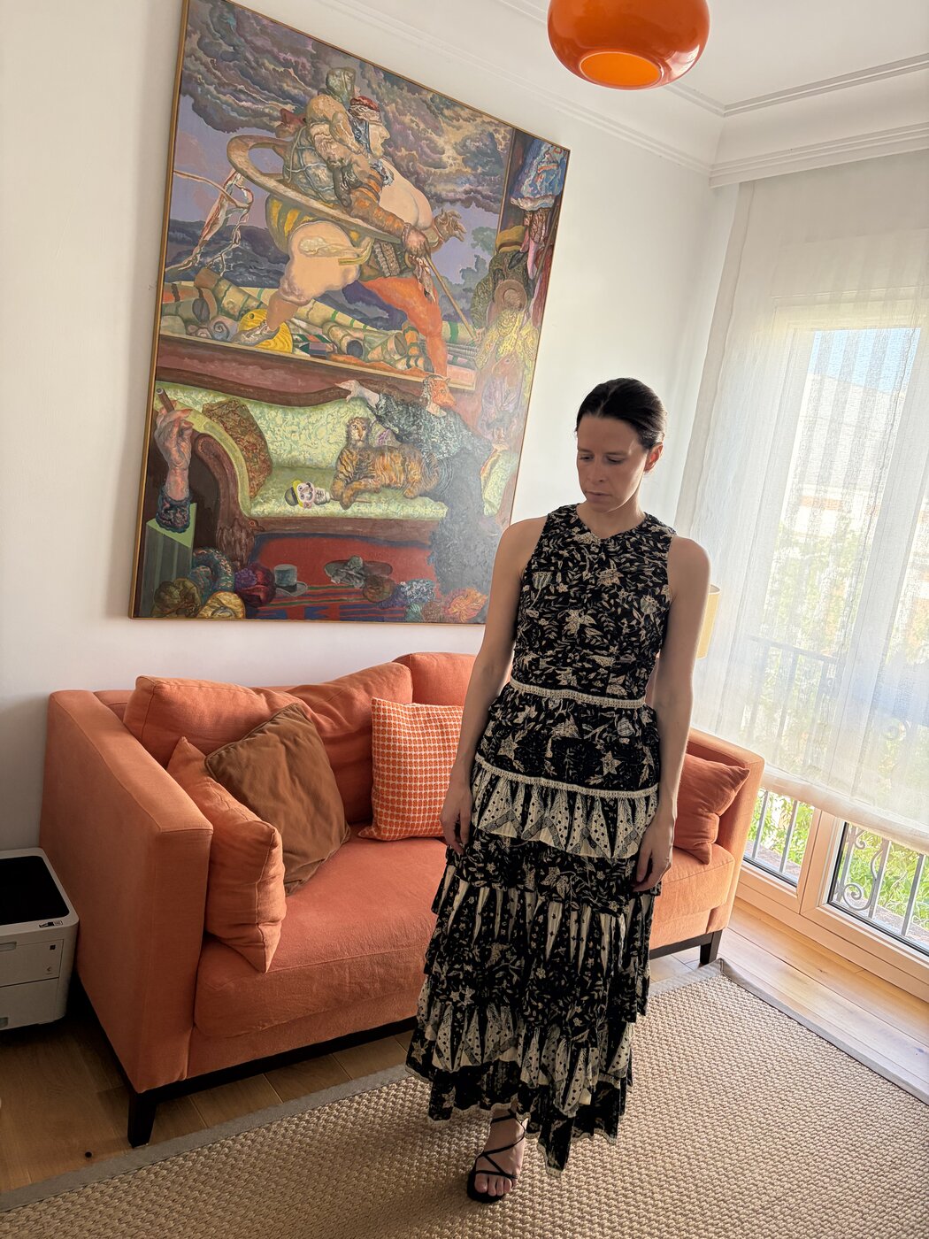 Ulla Johnson Ariah Ruffle Sleeveless Dress — thumbnail 7